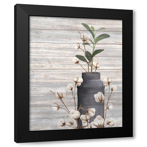 Cotton Days 6 Black Modern Wood Framed Art Print by Kimberly, Allen