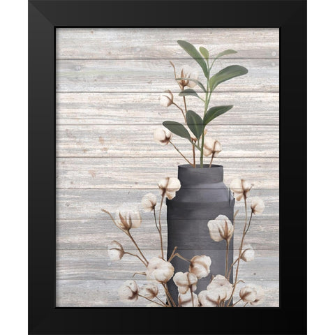 Cotton Days 6 Black Modern Wood Framed Art Print by Kimberly, Allen