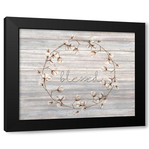 Cotton Days 7 Black Modern Wood Framed Art Print with Double Matting by Kimberly, Allen