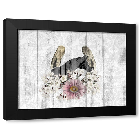 Cactus Cowboy 6 Black Modern Wood Framed Art Print with Double Matting by Kimberly, Allen