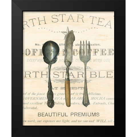 Antiqued 1 Black Modern Wood Framed Art Print by Kimberly, Allen