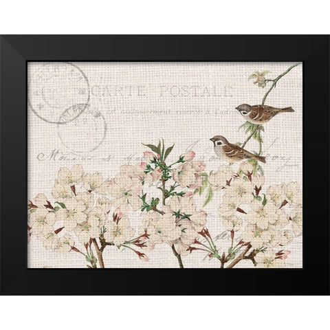 Summer Song 5 Black Modern Wood Framed Art Print by Kimberly, Allen