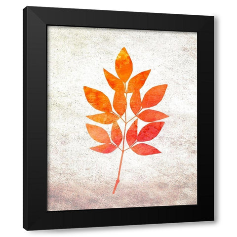 Bold Foliage 1 Black Modern Wood Framed Art Print by Kimberly, Allen