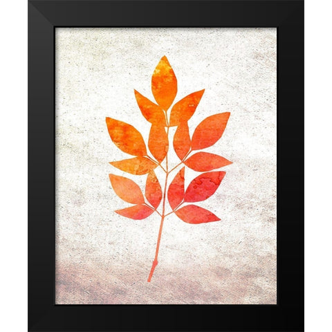 Bold Foliage 1 Black Modern Wood Framed Art Print by Kimberly, Allen