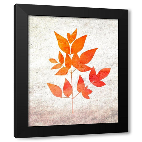 Bold Foliage 2 Black Modern Wood Framed Art Print with Double Matting by Kimberly, Allen