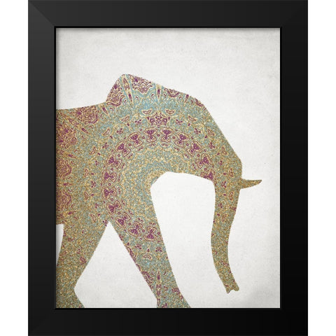 Traveler 1 Black Modern Wood Framed Art Print by Kimberly, Allen