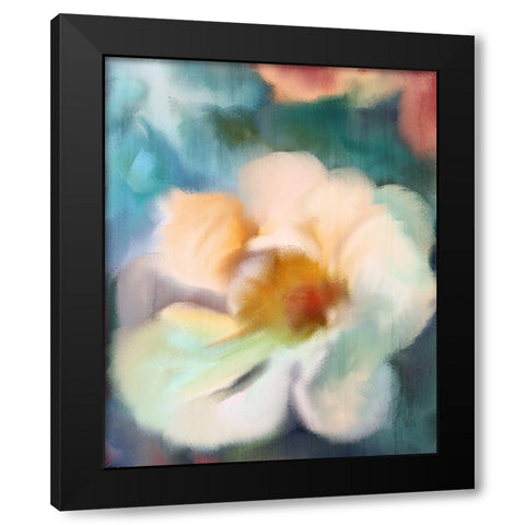 Bloomed 1 Black Modern Wood Framed Art Print with Double Matting by Kimberly, Allen
