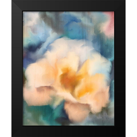Bloomed 2 Black Modern Wood Framed Art Print by Kimberly, Allen