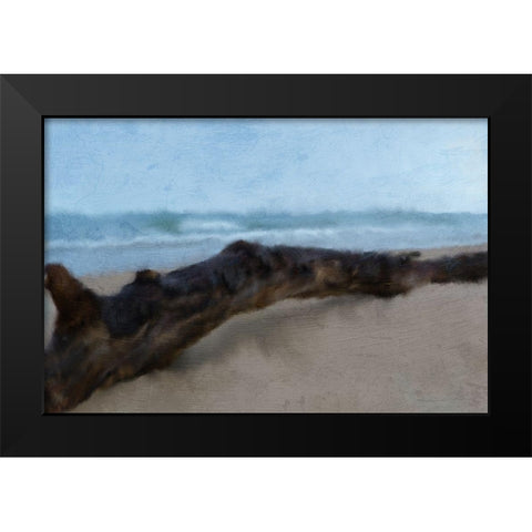 Driftwood Black Modern Wood Framed Art Print by Kimberly, Allen