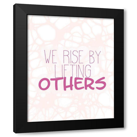 Always Kind 2 Black Modern Wood Framed Art Print by Kimberly, Allen