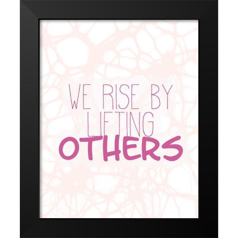 Always Kind 2 Black Modern Wood Framed Art Print by Kimberly, Allen