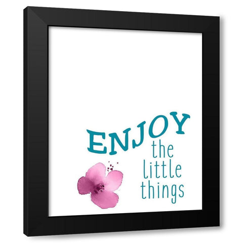 Enjoy Black Modern Wood Framed Art Print with Double Matting by Kimberly, Allen