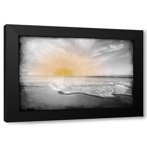 Sunrise at the Coast Black Modern Wood Framed Art Print with Double Matting by Kimberly, Allen