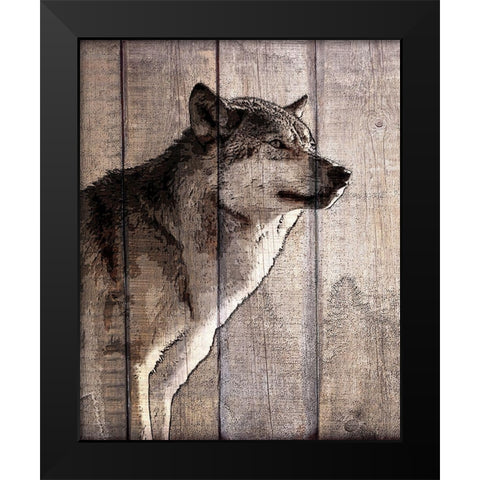 Into the Woods 2 Black Modern Wood Framed Art Print by Kimberly, Allen