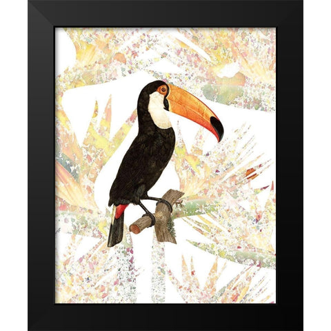Toucan Black Modern Wood Framed Art Print by Kimberly, Allen