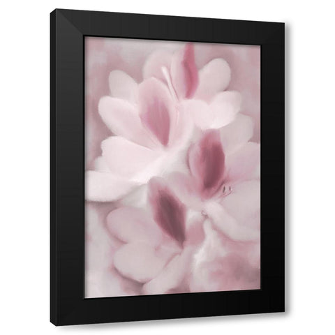 Blush Orchid Black Modern Wood Framed Art Print with Double Matting by Kimberly, Allen