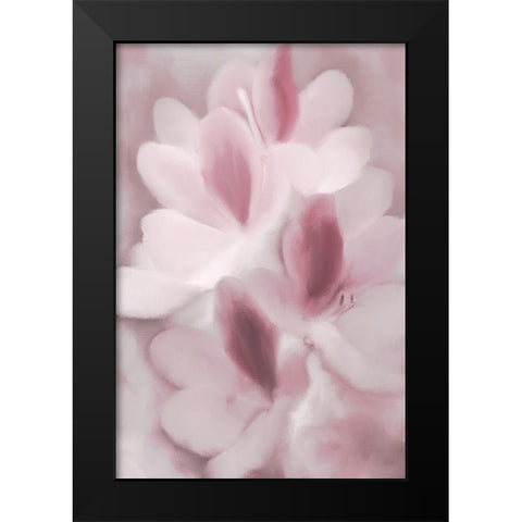 Blush Orchid Black Modern Wood Framed Art Print by Kimberly, Allen