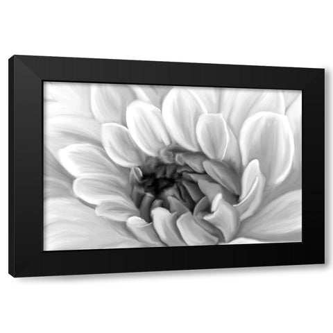 Glowing Black Modern Wood Framed Art Print by Kimberly, Allen