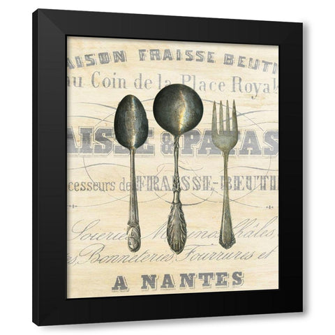 Antiqued 2 Black Modern Wood Framed Art Print by Kimberly, Allen