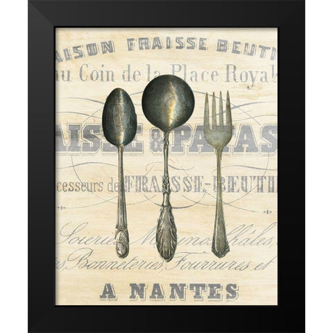 Antiqued 2 Black Modern Wood Framed Art Print by Kimberly, Allen