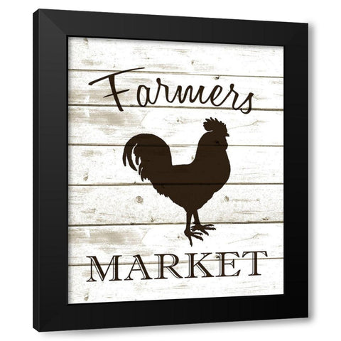 Farmers Market 2 Black Modern Wood Framed Art Print with Double Matting by Kimberly, Allen