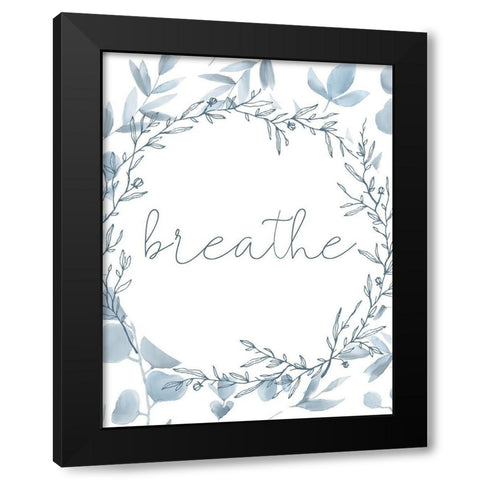 Relax 2 Black Modern Wood Framed Art Print with Double Matting by Kimberly, Allen