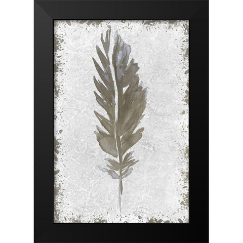 Imprint 1 Black Modern Wood Framed Art Print by Kimberly, Allen