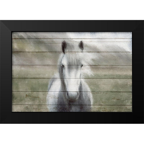 Wild Black Modern Wood Framed Art Print by Kimberly, Allen