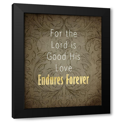 Psalms 2 Black Modern Wood Framed Art Print by Kimberly, Allen