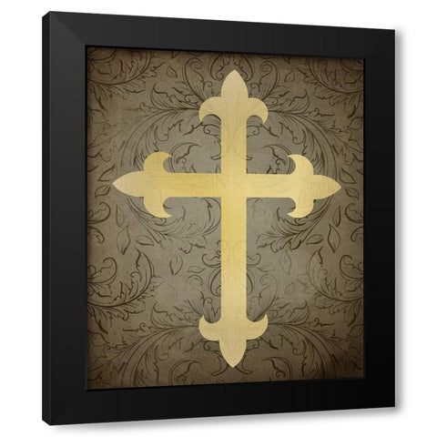 Psalms 4 Black Modern Wood Framed Art Print with Double Matting by Kimberly, Allen