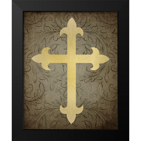 Psalms 4 Black Modern Wood Framed Art Print by Kimberly, Allen