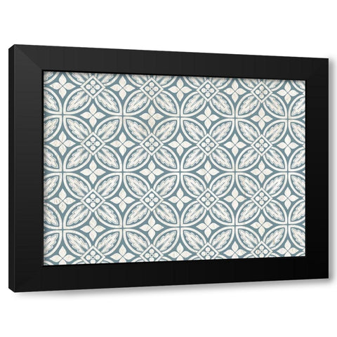 Blue Toned Black Modern Wood Framed Art Print by Kimberly, Allen