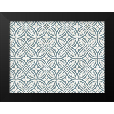 Blue Toned Black Modern Wood Framed Art Print by Kimberly, Allen