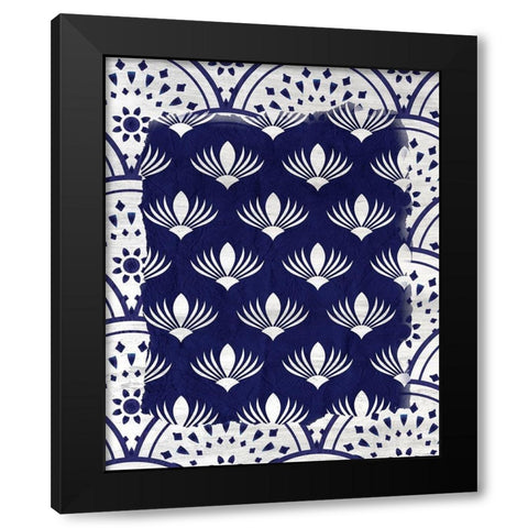 Chinoiserie 1 Black Modern Wood Framed Art Print by Kimberly, Allen