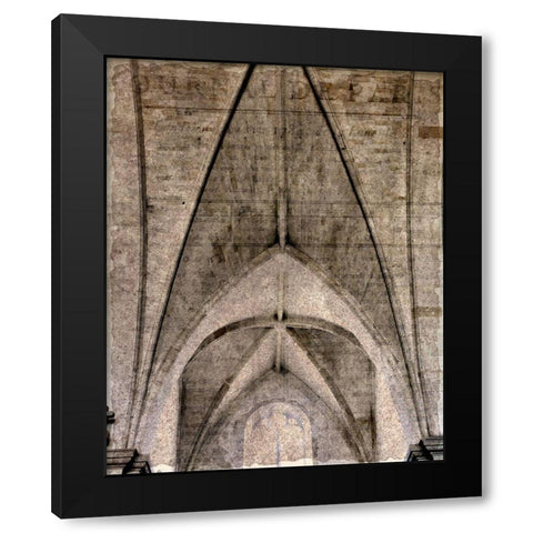 Arches 2 Black Modern Wood Framed Art Print by Kimberly, Allen