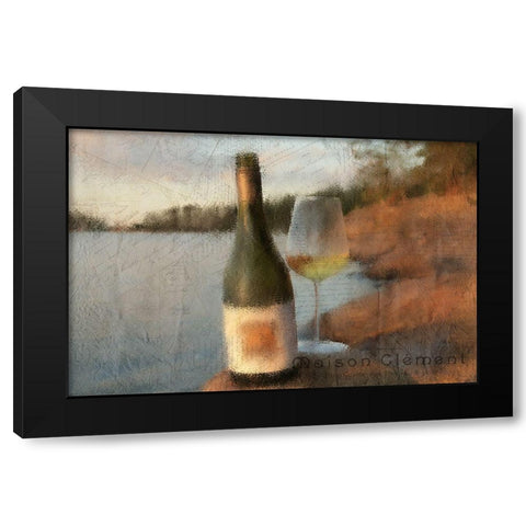 Maison Clement Black Modern Wood Framed Art Print by Kimberly, Allen