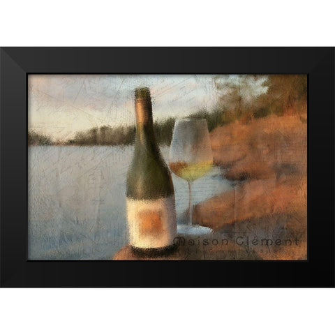 Maison Clement Black Modern Wood Framed Art Print by Kimberly, Allen