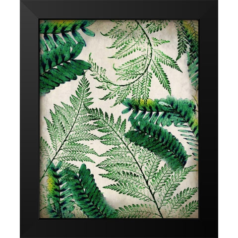Palms 2 Black Modern Wood Framed Art Print by Allen, Kimberly