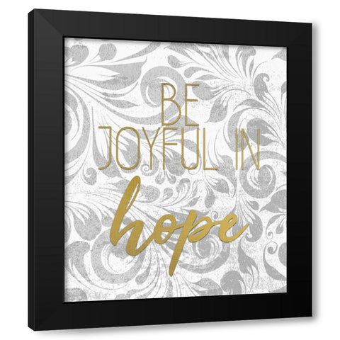 Kneel 2 Black Modern Wood Framed Art Print by Kimberly, Allen