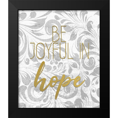 Kneel 2 Black Modern Wood Framed Art Print by Kimberly, Allen