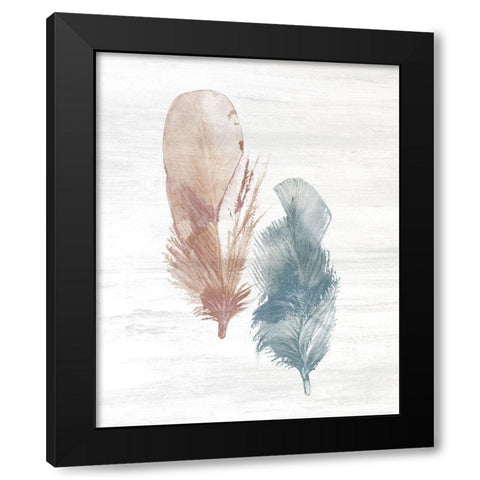 Nested 1 Black Modern Wood Framed Art Print with Double Matting by Kimberly, Allen