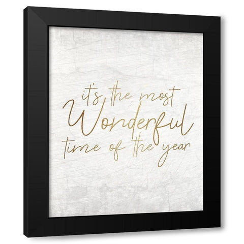 Christmas Luxe 4 Black Modern Wood Framed Art Print with Double Matting by Kimberly, Allen