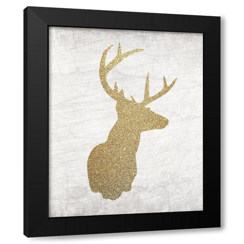 Christmas Luxe 9 Black Modern Wood Framed Art Print with Double Matting by Kimberly, Allen