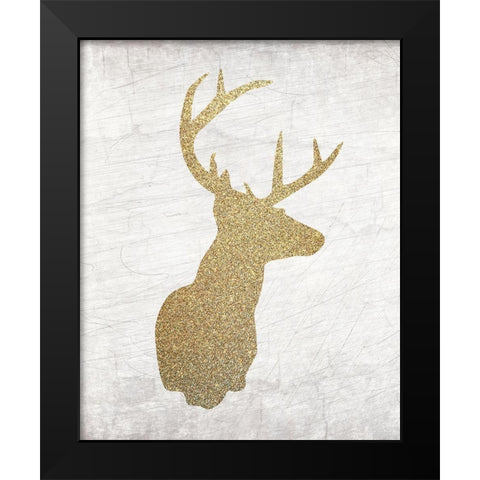 Christmas Luxe 9 Black Modern Wood Framed Art Print by Kimberly, Allen