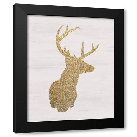 Christmas Romance 1 Black Modern Wood Framed Art Print with Double Matting by Kimberly, Allen