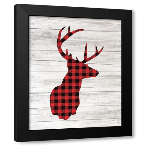 Farmhouse Christmas 6 Black Modern Wood Framed Art Print by Kimberly, Allen