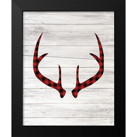 Farmhouse Christmas 7 Black Modern Wood Framed Art Print by Kimberly, Allen