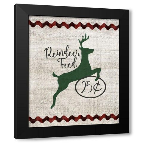 Farmhouse Christmas 13 Black Modern Wood Framed Art Print with Double Matting by Kimberly, Allen