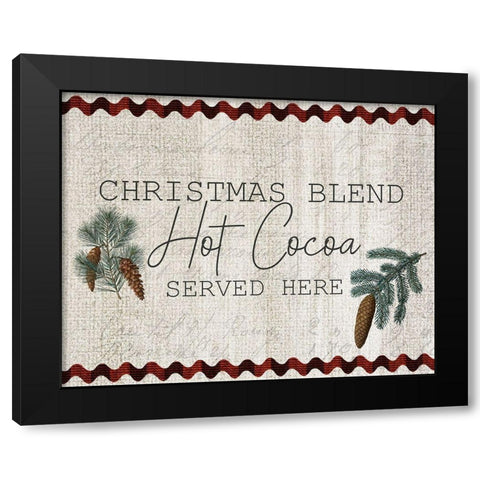 Farmhouse Christmas 14 Black Modern Wood Framed Art Print with Double Matting by Kimberly, Allen