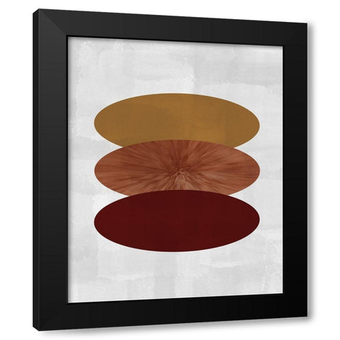 Three of a Kind 2 Black Modern Wood Framed Art Print with Double Matting by Kimberly, Allen
